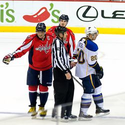 Steen Escorted Past Ovechkin