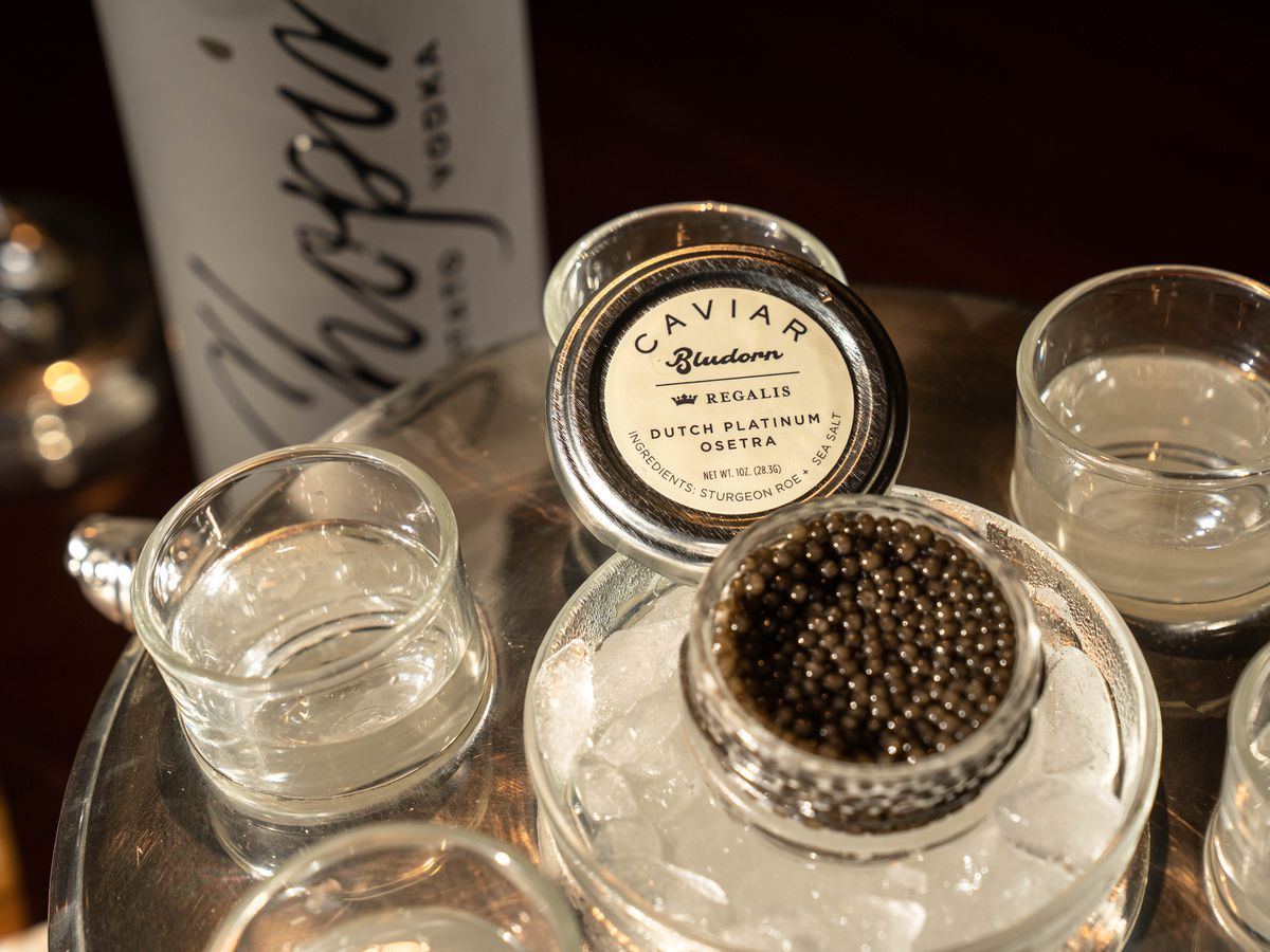 One of Bludorn’s caviar offerings.