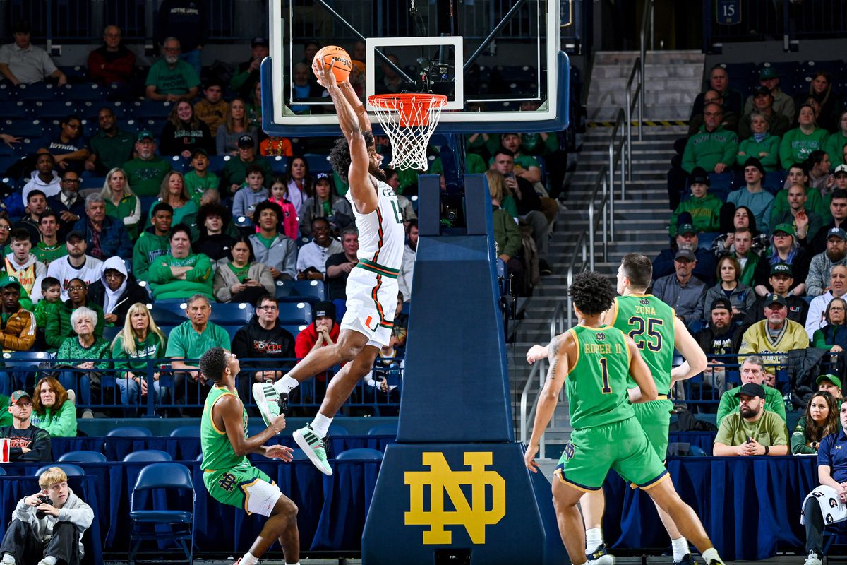 NCAA Basketball: Miami (FL) at Notre Dame