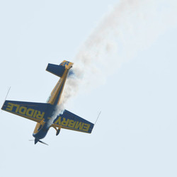 Matt Chapman of Embry Riddle performs Saturday at the Air & Water Show. | Colin Boyle/Sun-Times