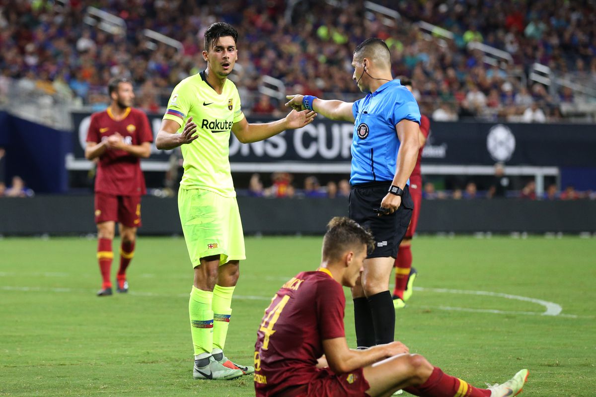 Soccer: International Champions Cup-FC Barcelona at AS Roma