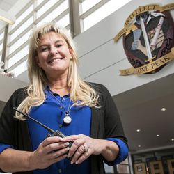 Lone Peak High School Principal Rhonda Bromley, photographed at Lone Peak High School in Highland on Tuesday, Dec. 6, 2016, prides her school's proactive approach toward addressing suicide and mental illness.