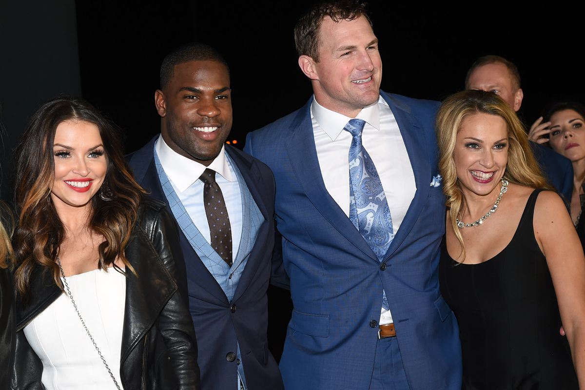 DeMarco Murray with fiancee Heidi Muller and the Wittens.