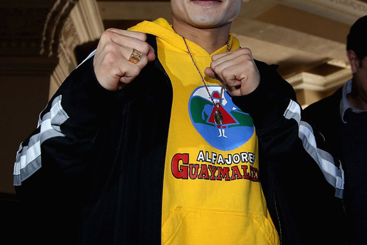 Marcos Maidana will reportedly face Devon Alexander in February. (Photo by Scott Heavey/Getty Images)