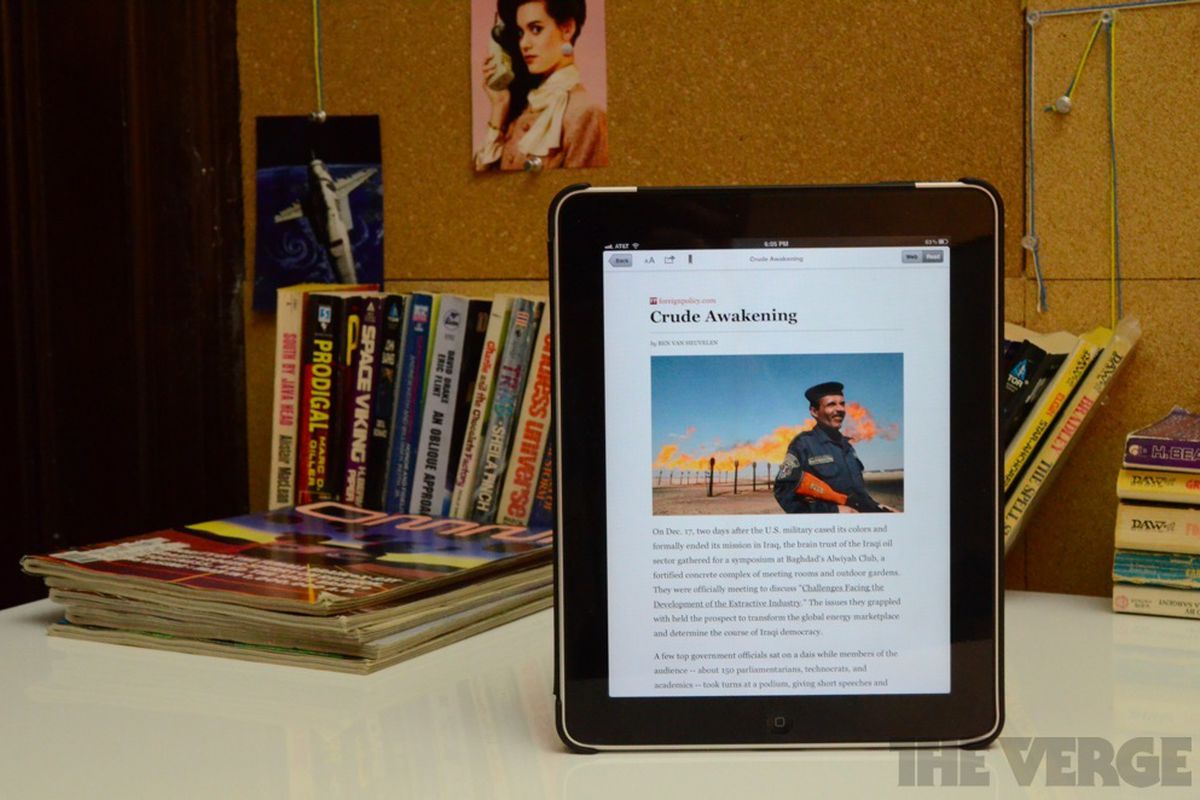 Gallery Photo: Longform iPad app pictures