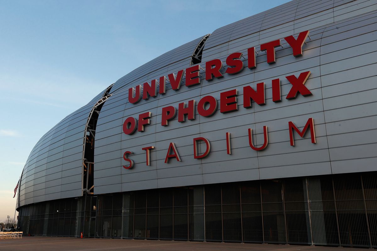 University Of Phoenix Stadium, the site of Superbowl XLI. 