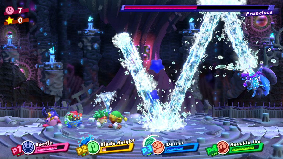 Kirby star allies 4 player battle