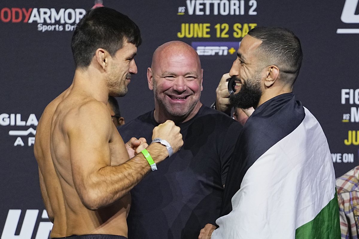 Demian Maia and Belal Muhammad at UFC 263