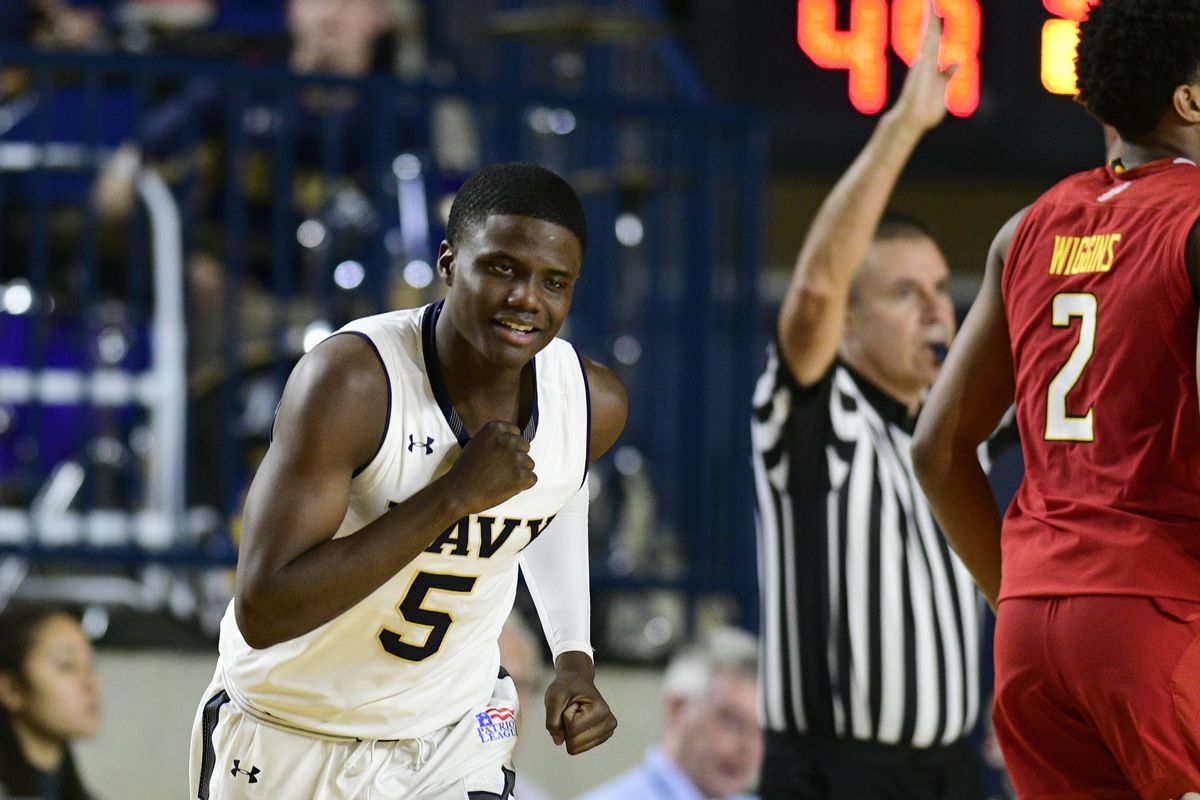 NCAA Basketball: Maryland at Navy