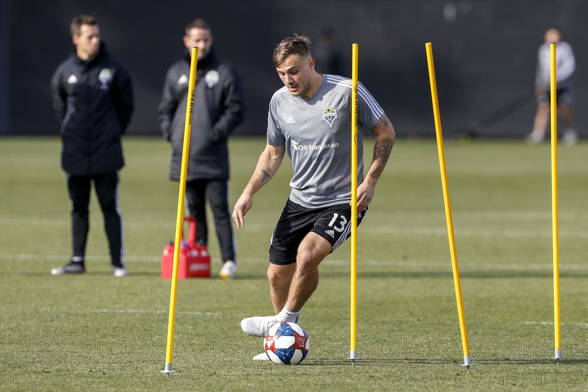 MLS: MLS Cup-Seattle Sounders FC Training