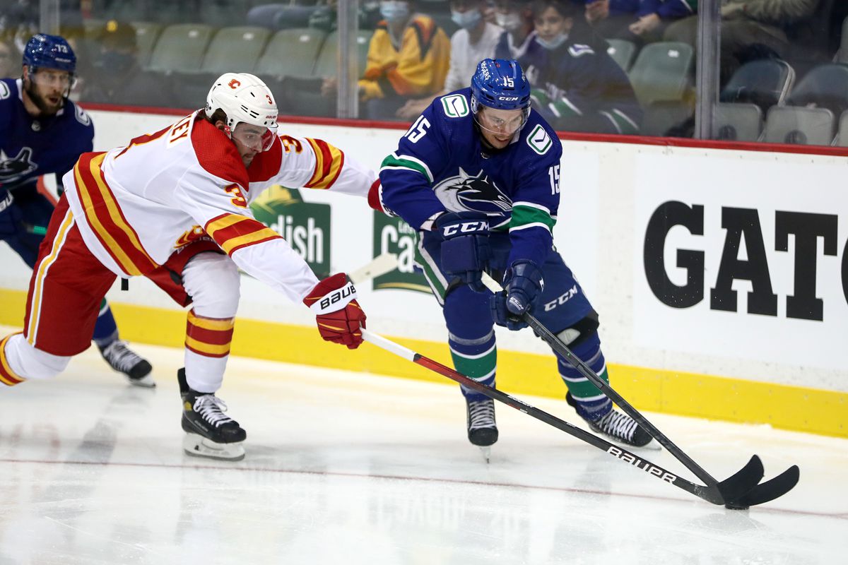 NHL: SEP 27 Preseason - Flames v Canucks
