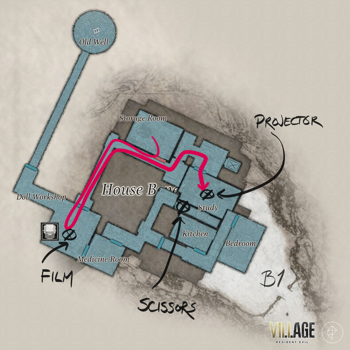 Resident Evil Village walkthrough part 9: House Beneviento