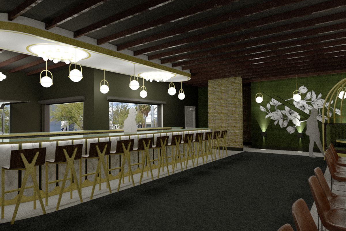 A new LGBT bar rendering in the Arts District