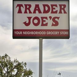 FILE - In this Feb. 11, 2008 file photo, a customer departs Trader Joe's in Los Angeles. The grocery store chain Trader Joe's is recalling peanut butter that has been linked to 29 salmonella illnesses in 18 states, Saturday, Sept. 22, 2012 (AP Photos/Ric Francis, File)