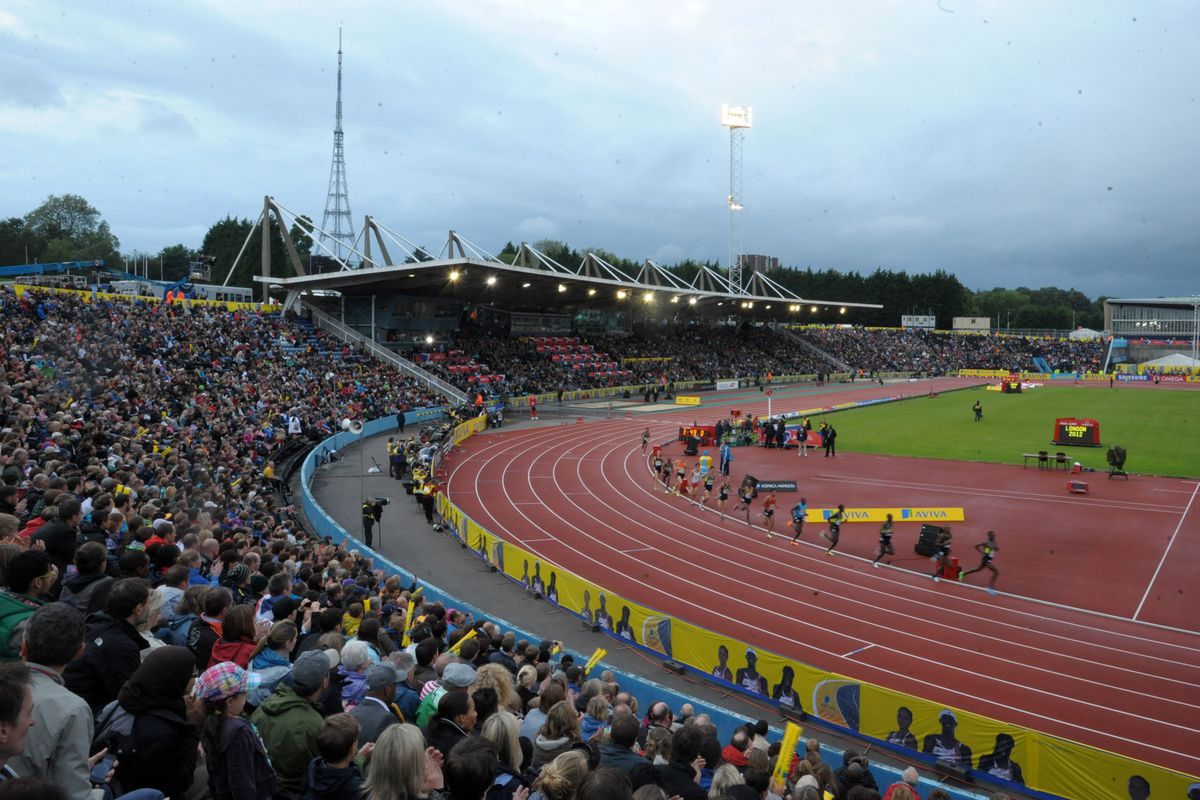 Jul 13, 2012; London, UNITED KINGDOM; General view of the 5,000m in the 2012 Aviva London Grand Prix at the Crystal Palace. Mandatory Credit: Kirby Lee/Image of Sport-US PRESSWIRE