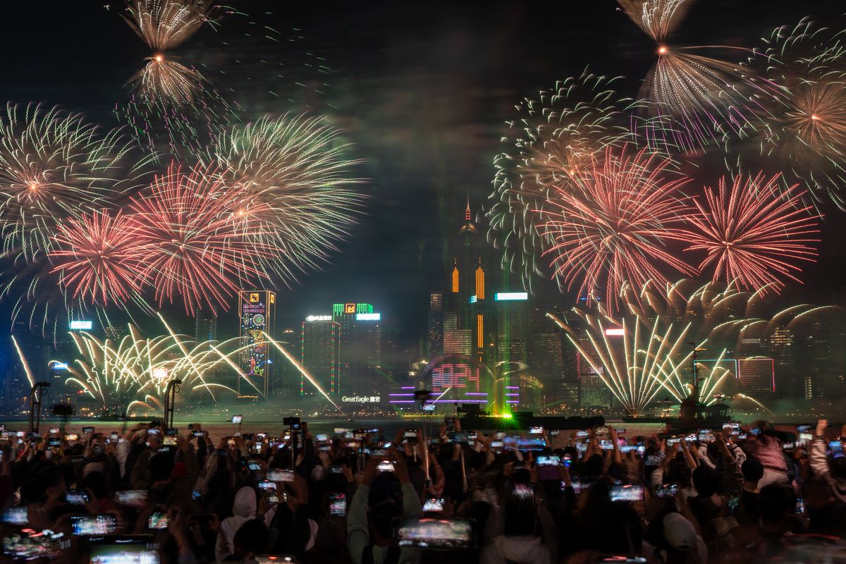 Hong Kong Marks The Arrival Of 2024