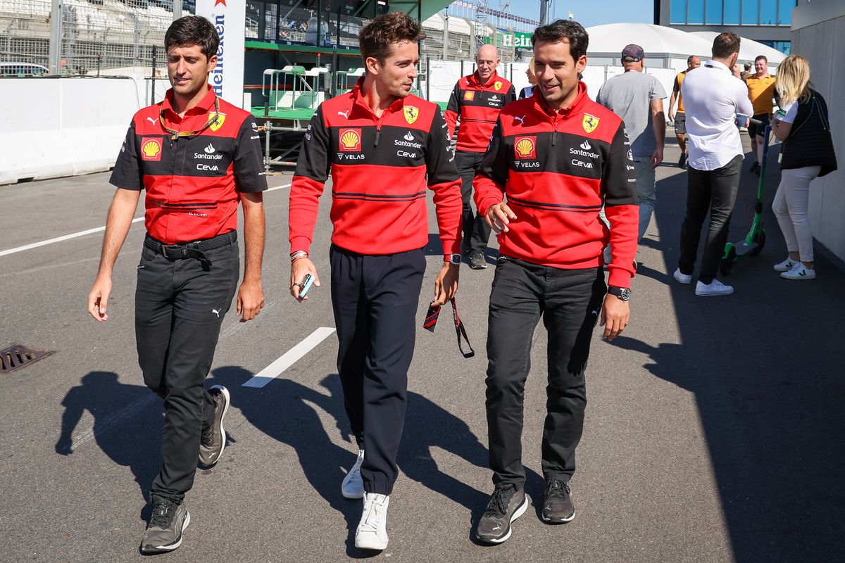 Charles Leclerc of Monaco and Ferrari during the Formula 1 Dutch Grand Prix Media Day at Circuit Zandvoort on September 1, 2022 in Zandvoort, Netherlands.