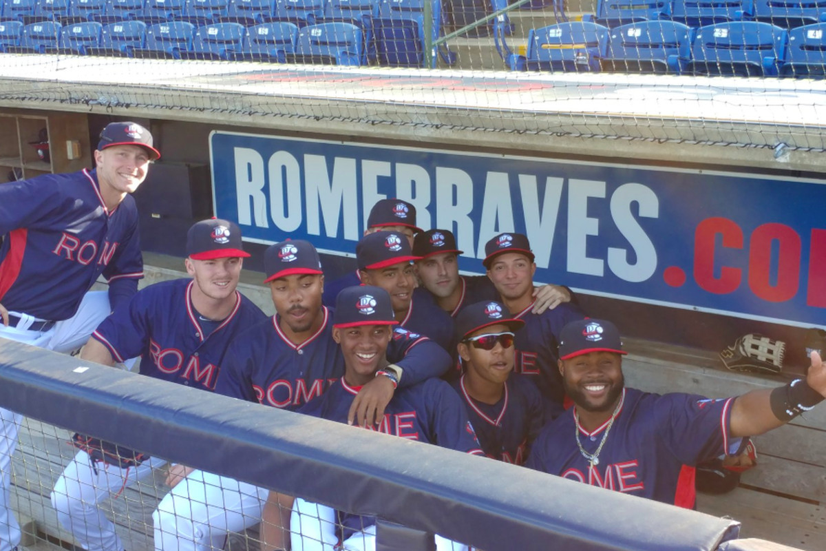 Atlanta Braves prospects having fun in Rome.