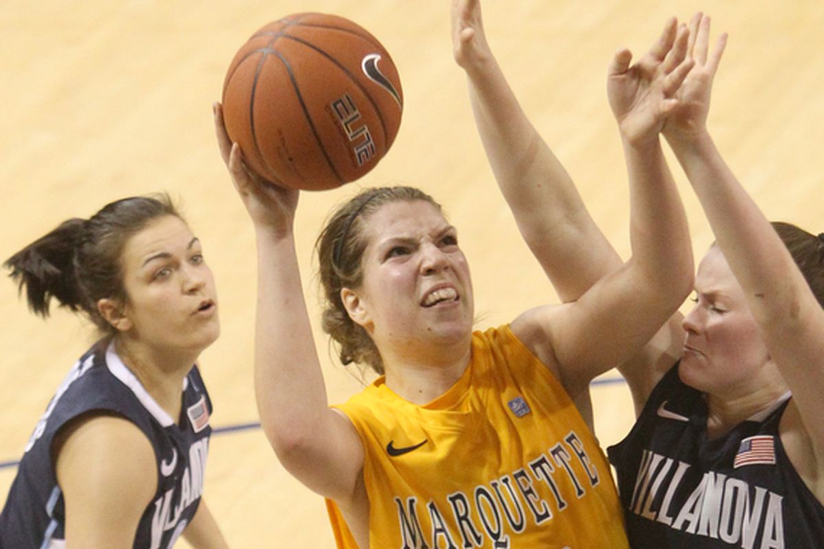 Katherine Plouffe has been doing a little bit of everything for the Golden Eagles.