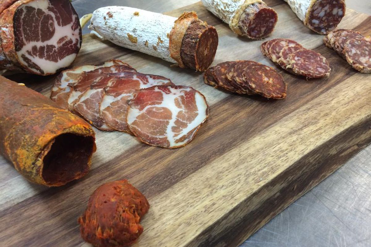 Cured meats from Il Porcellino Salumi