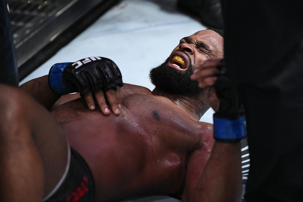 Tyron Woodley apparently took his loss to Colby Covington to heart. 