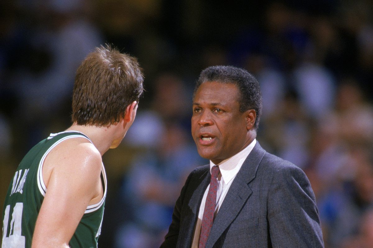 K.C. Jones head coach of the Boston Celtics