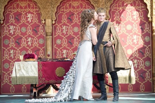 Natalie Dormer as Margarey Tyrell and Jack Gleeson as Joffrey Baratheon in “The Lion and the Rose.” | HBO