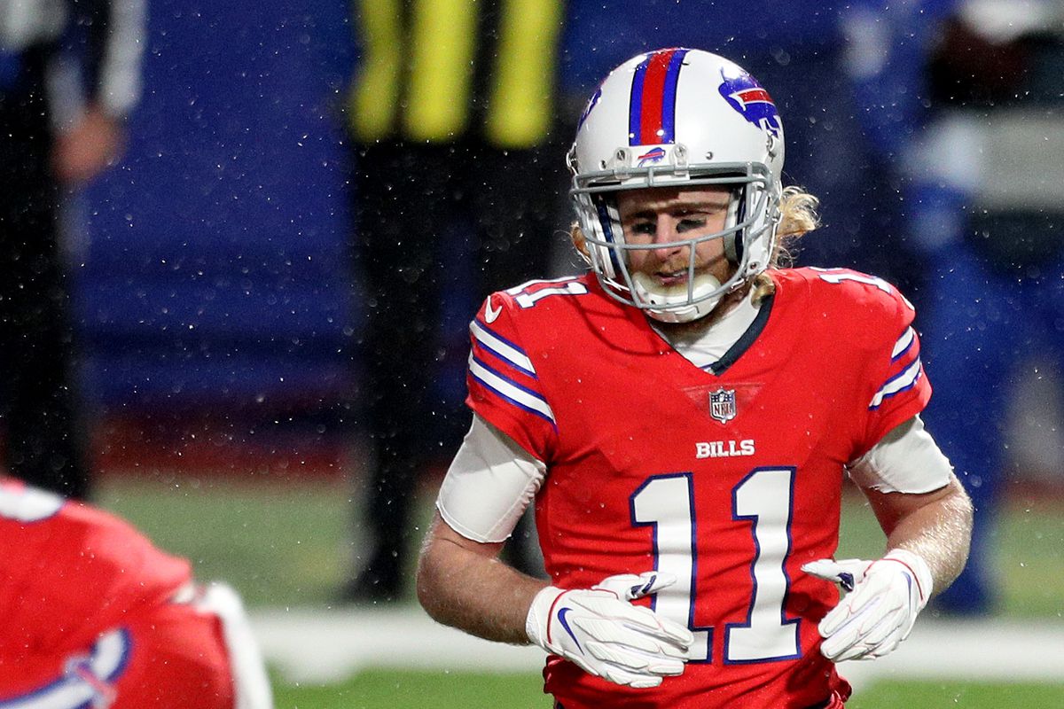 Cole Beasley #11 of the Buffalo Bills goes in motion during the second quarter against the Pittsburgh Steelers at Bills Stadium on December 13, 2020 in Orchard Park, New York.