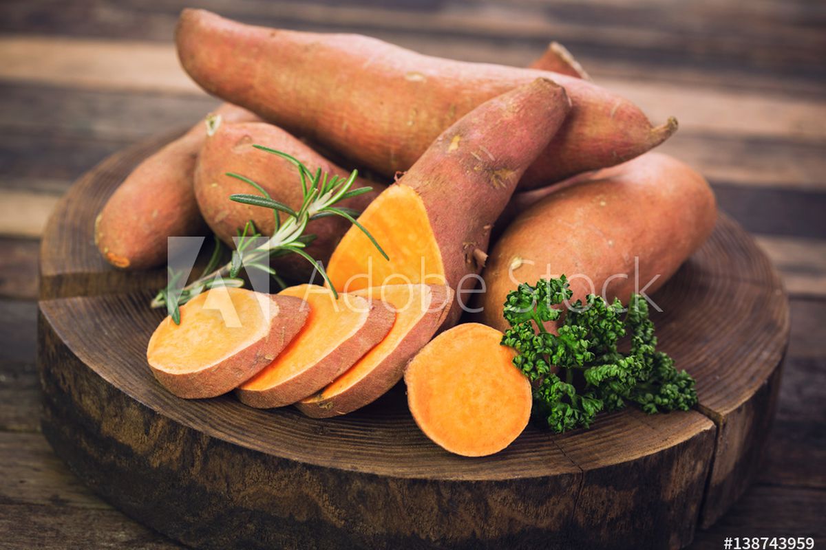 While some may use sweet potato (pictured) and yam interchangeably,&nbsp;botanically speaking, they are completely different vegetables.&nbsp;