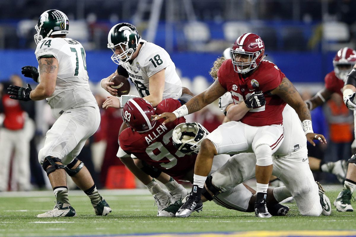Jonathan Allen is the unquestioned leader of the defensive line...just ask Connor Cook.