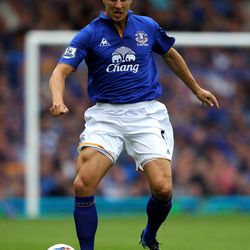 Jagielka saw his knee ligament issue flare up again in the 2011-12 season