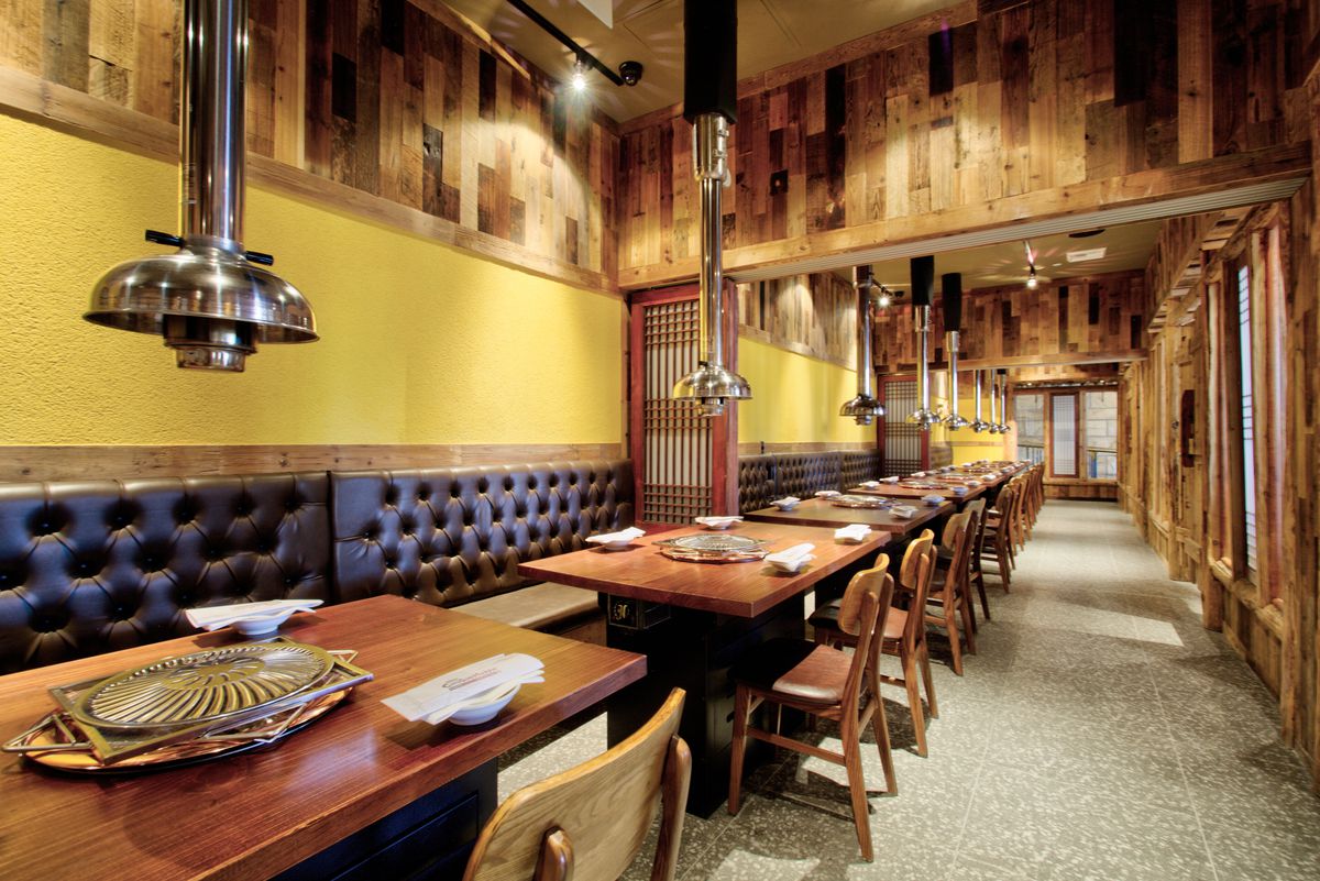 Private dining room at Chosun Hwaro &amp; Nara Teppan