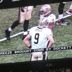 You'd think they would get their star players name correct on the Jumbotron closed captioning. 