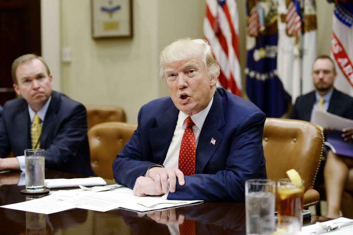 President Donald Trump Meets With Economic Advisors