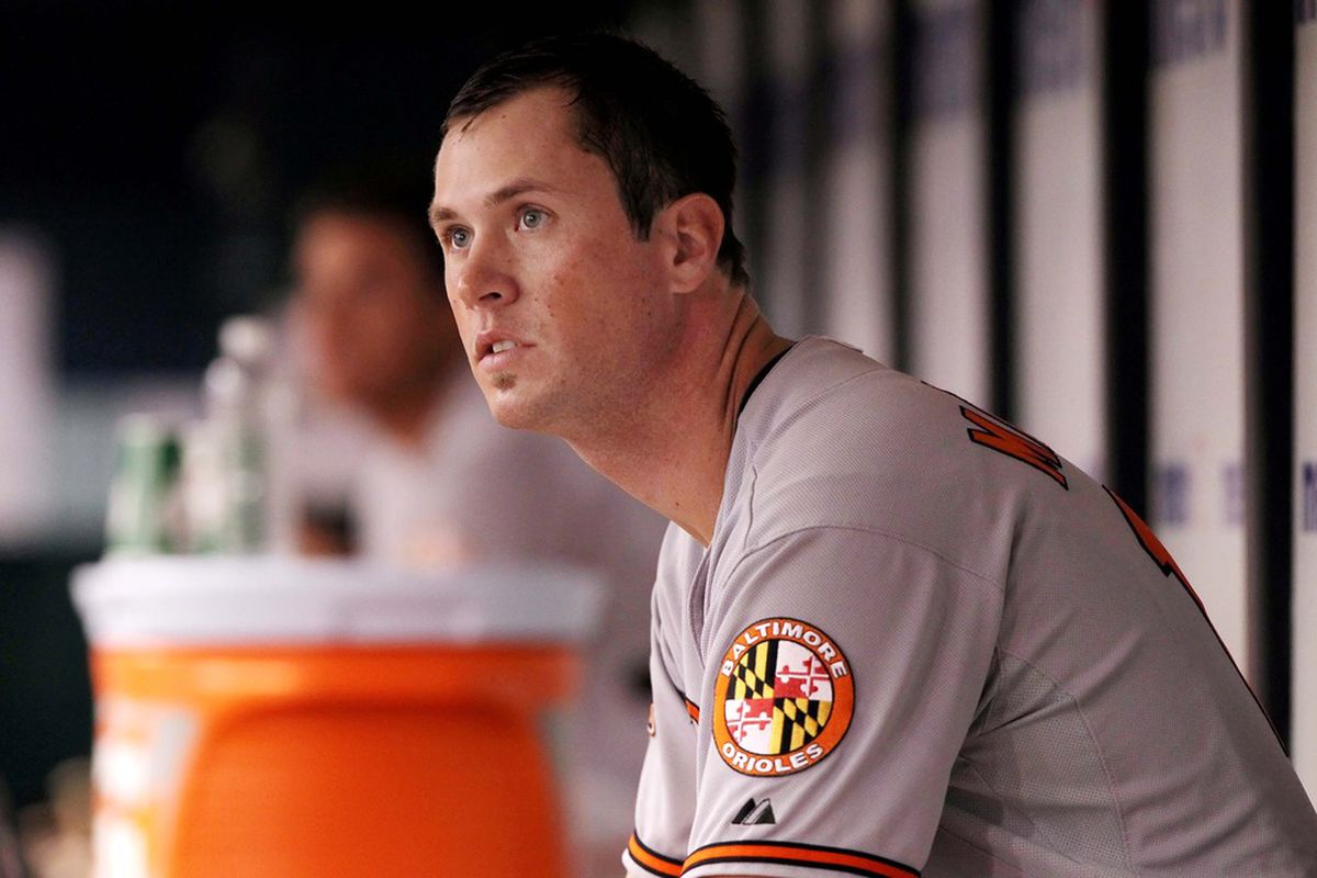 When the Orioles were slumping, Brian Matusz was their only good starter. Now that they're trying to win a few games, can he continue to be a good starter? Mandatory Credit: Kim Klement-US PRESSWIRE