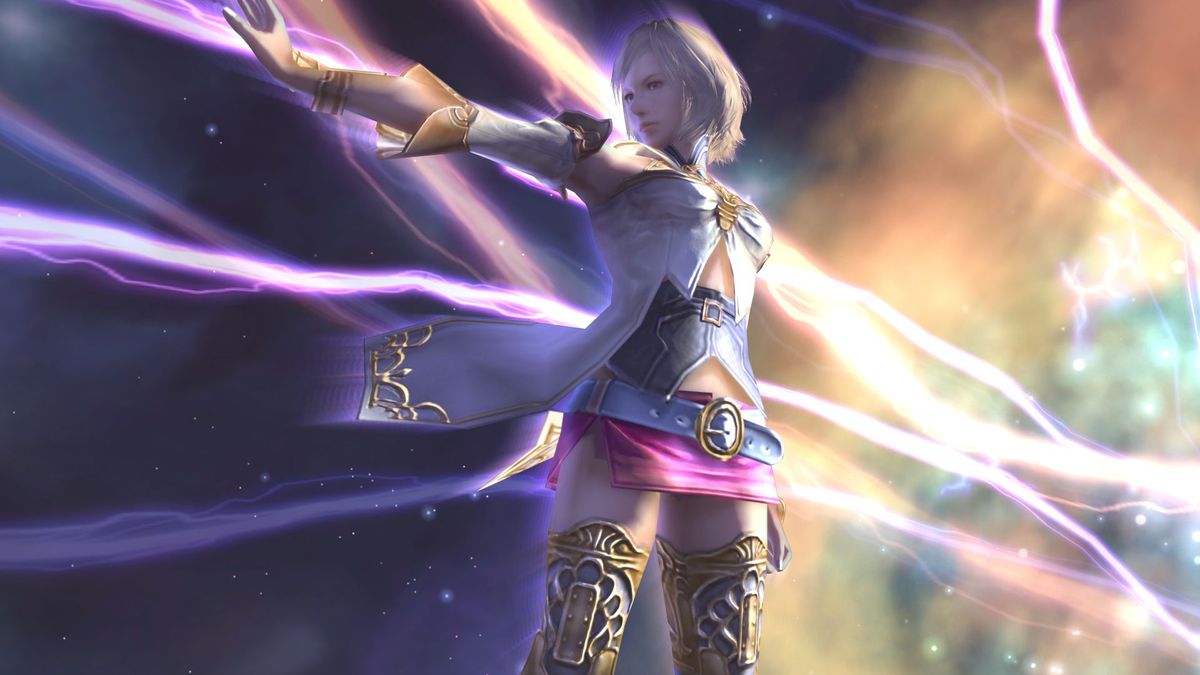 Ashe in a cutscene from Final Fantasy 12 The Zodiac Age