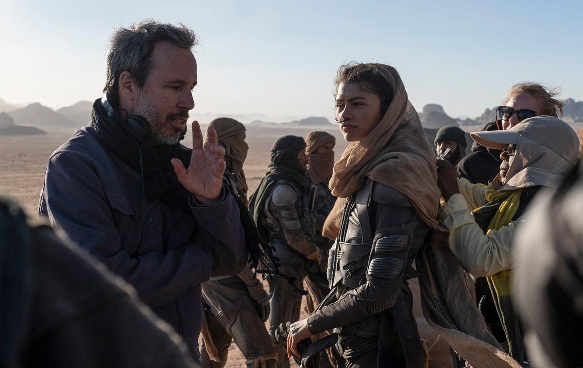 Denis Villeneuve directs Zendaya in Dune