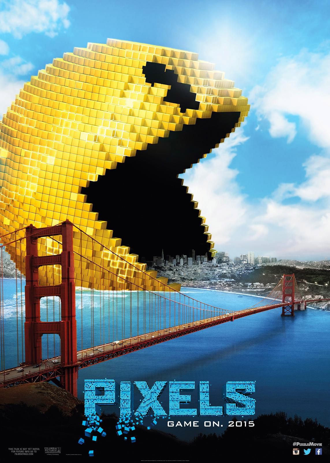 Pixels movie posters