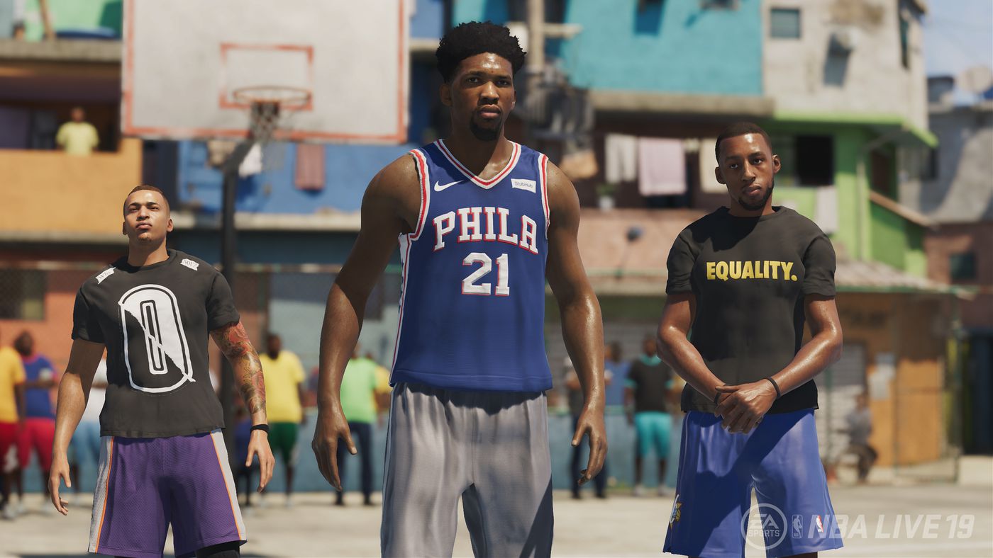 costilla chatarra Paloma NBA Live 19 cover athlete is Sixers' Joel Embiid - Polygon