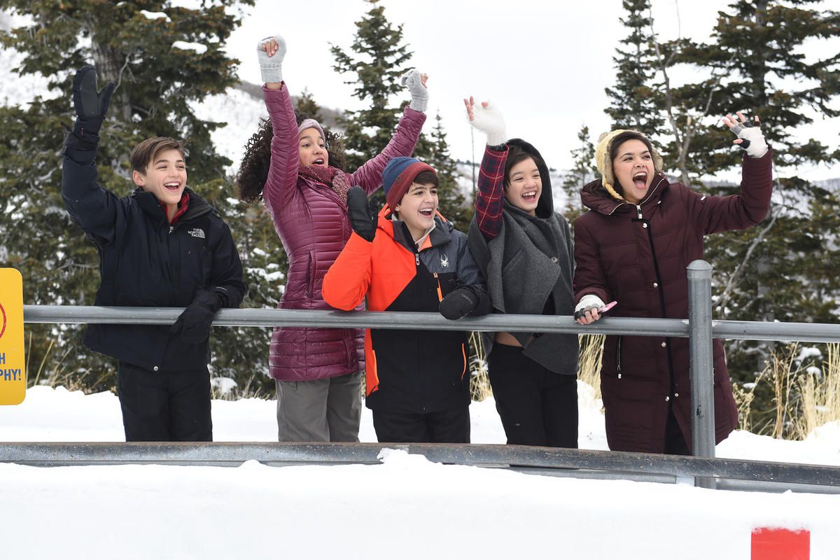 The "Andi Mack" cast gathers at the Olympic Park Museums and Olympic training facilities in Utah.