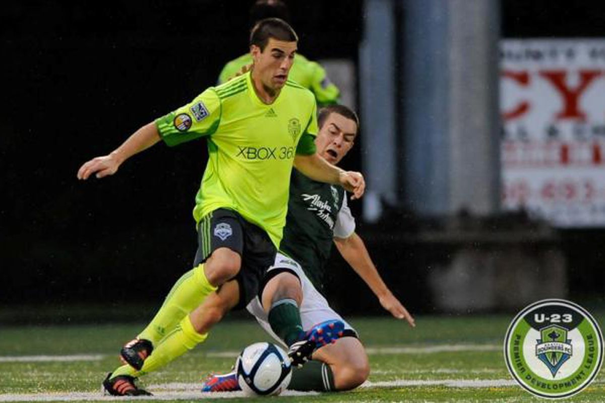 Fernando Monge of the Sounders U23s was drafted by the Montreal Impact on Thursday.