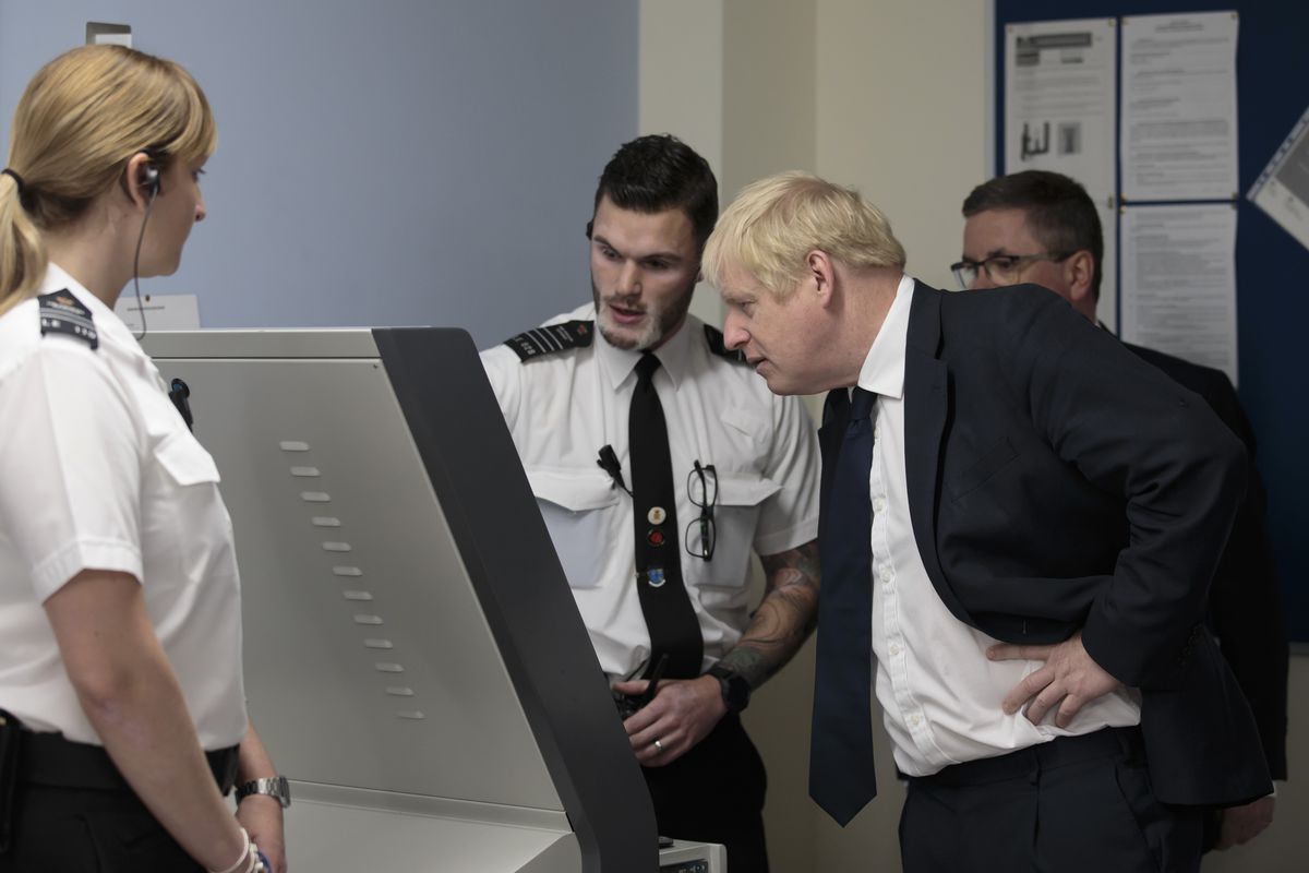 Kinder egg surprise as Boris Johnson Visits leeds Prison 