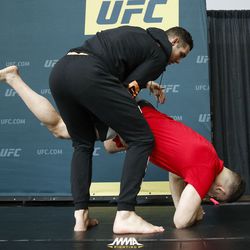 UFC 210 open workouts
