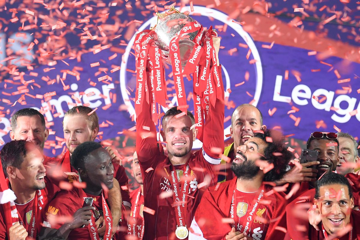 Trophy presentation ceremony - Liverpool FC - Premier League