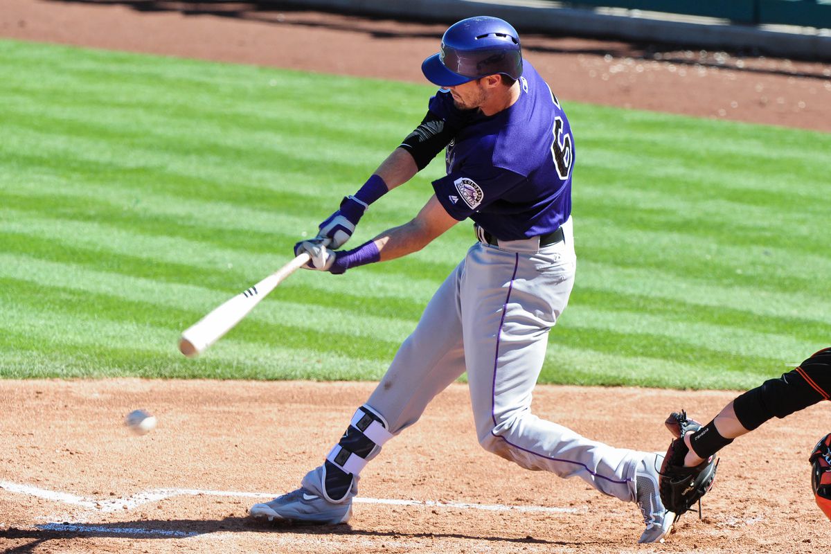 David Dahl went 3-for-5 with a home run in his first game with the Albuquerque Isotopes.