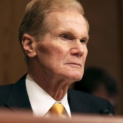FILE - In this Sept. 10, 2014 file photo, Sen. Bill Nelson, D-Fla. listens on Capitol Hill in Washington. Democratic senators on Friday called on federal regulators to investigate Verizon Wireless, the country’s biggest mobile provider, for secretly inserting unique tracking codes into the Web traffic of its some 100 million customers. Data privacy experts have accused Verizon of violating consumers’ privacy by using “supercookies,” an identifying string of letters and numbers attached to each site visited on a person’s mobile device. “This whole supercookie business raises the specter of corporations being able to peek into the habits of Americans without their knowledge or consent,” said Nelson, the top Democrat on the Senate Commerce Committee, in a statement. 