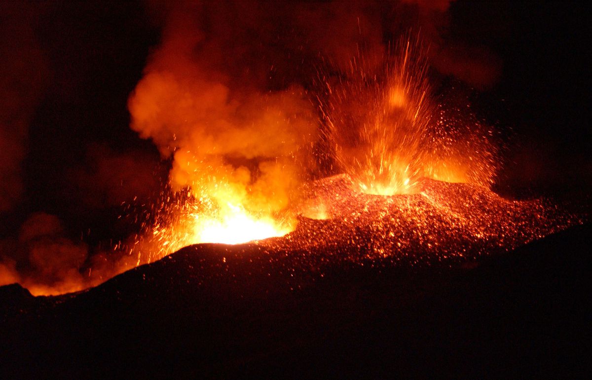 Mount Etna Erupts In Southern Italy