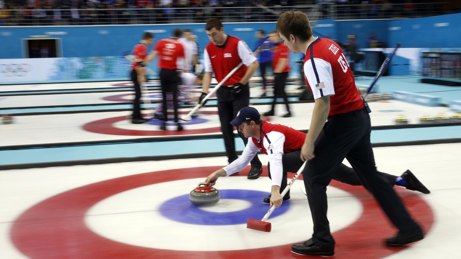 sharper image curling game