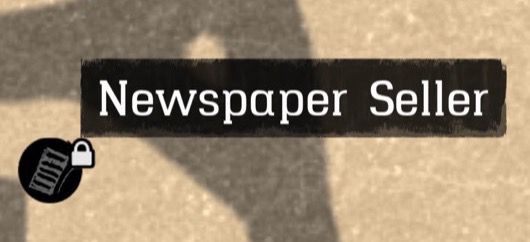 Red Dead Redemption 2 newspaper seller icon