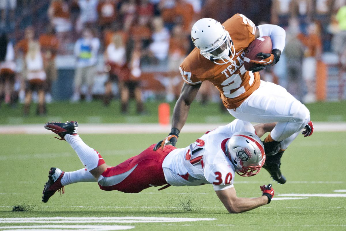Freshman Daje Johnson had an electric Texas debut. (Brendan Maloney-US PRESSWIRE)